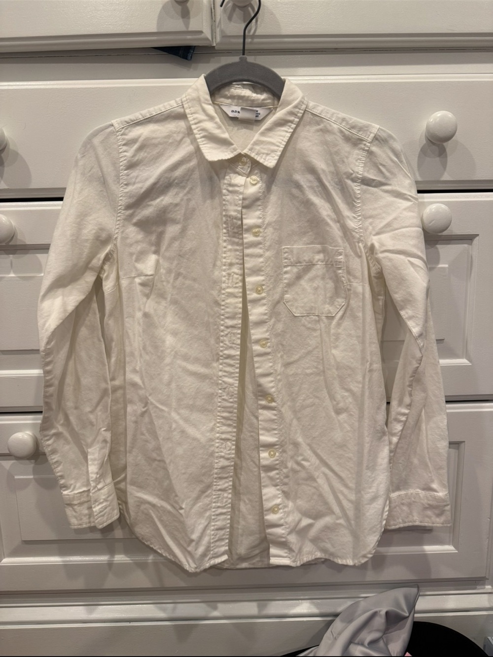 Women's White Classic Button-Down Shirt